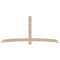 Ekena Millwork Bellingham Smooth Timber Gable Bracket, Douglas Fir, 108"W x 49"H x 3 1/2"D x 5 1/2"F, 11/12 Pitch GBW108X49X0406BEL00SDF - alternate 1